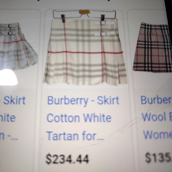 Creamy White & Black Plaid Tartan Mini Seen Everywhere About Town🆕 Auction Item - Picture 4 of 11